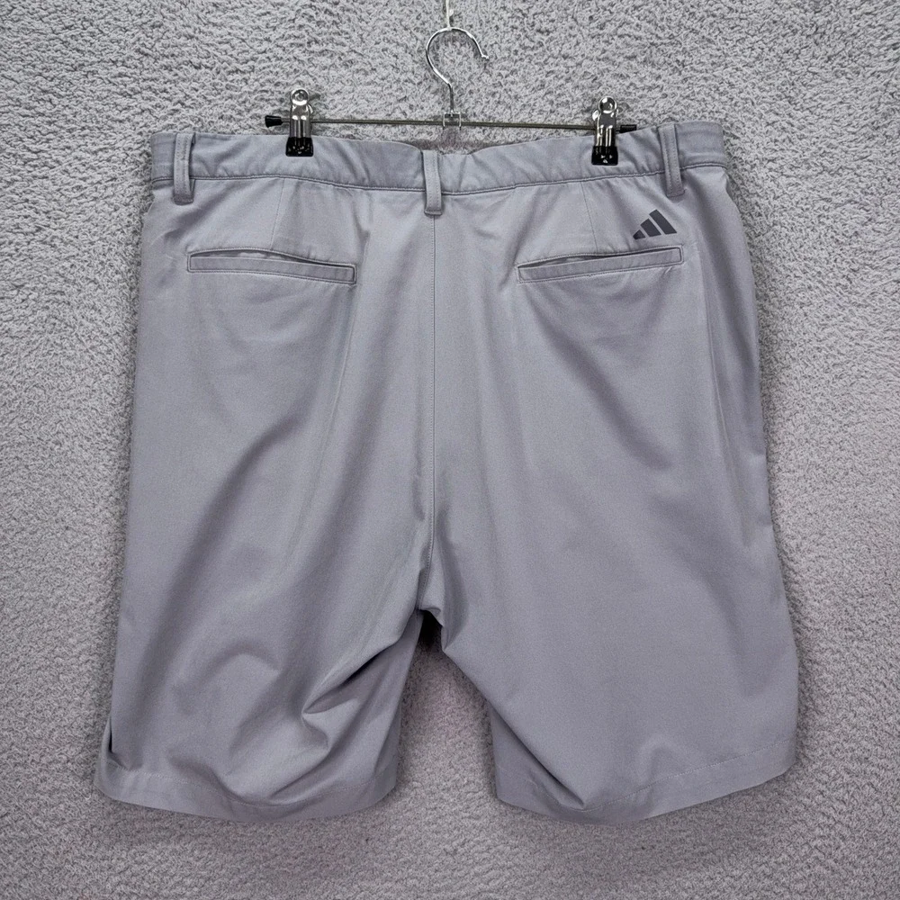 Adidas Golf Shorts Mens 36 Grey Performance Stretch Flat Front Everyday Comfort